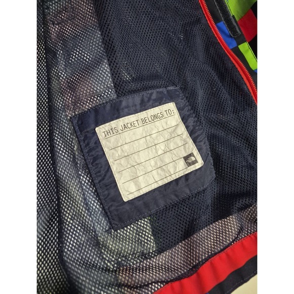The North Face Hyvent Hooded Colorblock Lined Shell Rain/ski Youth XL (18/20) - Picture 10 of 16